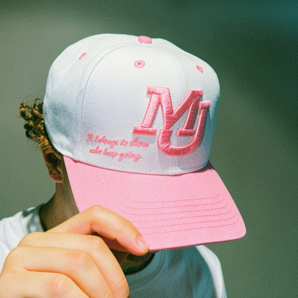 Pink/White MJ Snapback